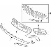 BMW Grille - Genuine BMW 51118080766