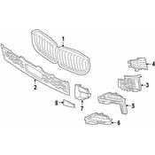 BMW Fog Light Cover - Genuine BMW 51118099731