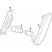 MINI Turn Signal Light Housing - Genuine MINI 51139806638