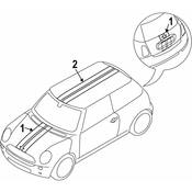 MINI Body Decal Kit - Genuine MINI 51140434973