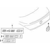 BMW Lettering (650I) - Genuine BMW 51147168175