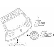 BMW Lettering (I3) - Genuine BMW 51147306457