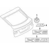 BMW Lettering (X6) - Genuine BMW 51147318697