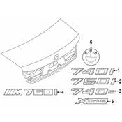 BMW Deck Lid Emblem - Genuine BMW 51147376814