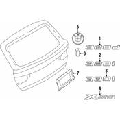 BMW Hatch Emblem - Genuine BMW 51147423789