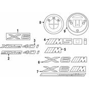 BMW Hatch Emblem - Genuine BMW 51147436016