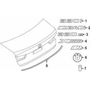 BMW Deck Lid Emblem - Genuine BMW 51147494320