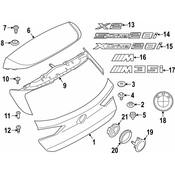 BMW Hatch Emblem - Genuine BMW 51148072122