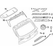 BMW Hatch Emblem - Genuine BMW 51148093998
