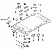 BMW Interior Grab Bar Bracket - Genuine BMW 51163411885