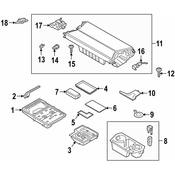 BMW Center Console Latch - Genuine BMW 51166809058