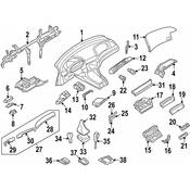 BMW Depositing Box Bottom Panel (Sieblack Dkl Gr) - Genuine BMW 51167052073