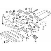 BMW Side Clip Leather (Zandvoort Beige) - Genuine BMW 51168056570