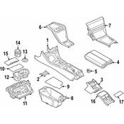BMW Console Panel - Genuine BMW 51168094347