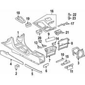 BMW On Bord Monitor Support - Genuine BMW 51168177695