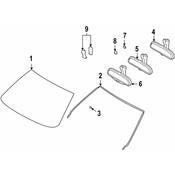 BMW Interior Mirror Manual - Led - Ir (Infrared) - Genuine BMW 51168209149