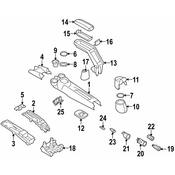 MINI Console Armrest - Genuine MINI 51169185114