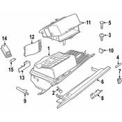 BMW Glove Box Lid (Venetobeige) - Genuine BMW 51169199170