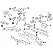 BMW Console Panel - Genuine BMW 51169299126