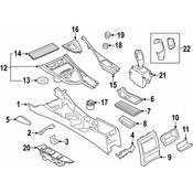 BMW Console Mat - Genuine BMW 51169396027