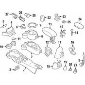 MINI Console Trim Panel - Genuine MINI 51169810002