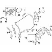 Mini Fuel Filler Housing - Genuine Mini 51177358156
