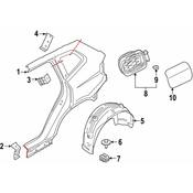 BMW Fuel Filler Housing - Genuine BMW 51177414473