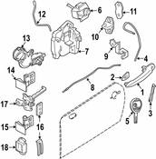 Mini Door Lock Cylinder - Genuine Mini 51210030677