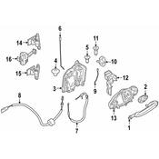 BMW Door Check Strap - Genuine BMW 51217418076