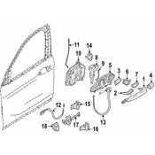 BMW Door Panel Carrier - Genuine BMW 51217420573