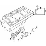 BMW Glove Box Latch - Genuine BMW 51219383096