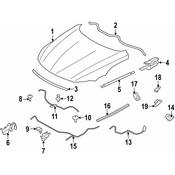 BMW Hood Lock With Micro Switch Right - Genuine BMW 51237207225