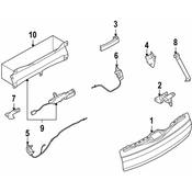 BMW Trunk Lid Lock Bottom Right - Genuine BMW 51247162147