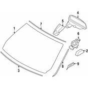 BMW Drip Moulding Right - Genuine BMW 51317285948