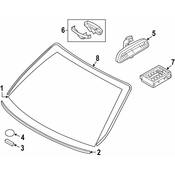 BMW Cover Windshield - Genuine BMW 51317307896