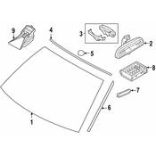BMW Primed Drip Moulding Right - Genuine BMW 51317338616