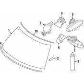 Mini Windshield Molding - Genuine Mini 51317404771