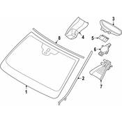 BMW Windshield Molding - Genuine BMW 51317429609