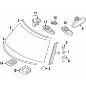 MINI Windshield Molding - Genuine MINI 51319807931