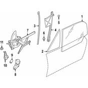 BMW Front Right Window Guide - Genuine BMW 51328410168