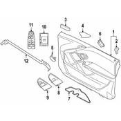 BMW Door Trim Molding - Genuine BMW 51337310547