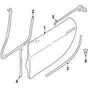 BMW Door Seal - Genuine BMW 51338232336