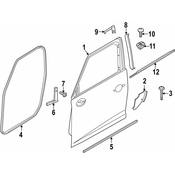 MINI Door Seal - Genuine MINI 51339812034