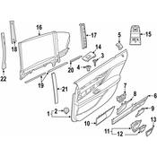 BMW Window Regulator Guide - Genuine BMW 51357377311