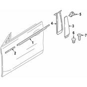 BMW Door Applique - Genuine BMW 51357392373