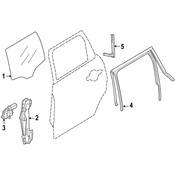 Mini Window Regulator Guide - Genuine Mini 51357421072