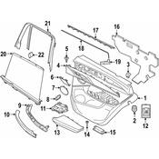 BMW Door Glass Sunshade - Genuine BMW 51357422721