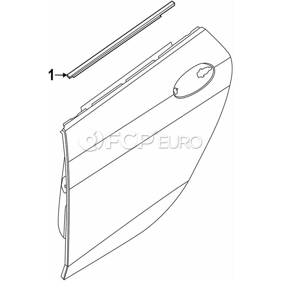 BMW Door Belt Molding - Genuine BMW 51357483137 | FCP Euro