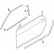BMW Door Shell Seal - Genuine BMW 51377424841