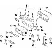 MINI Door Panel Carrier - Genuine MINI 51417241001
